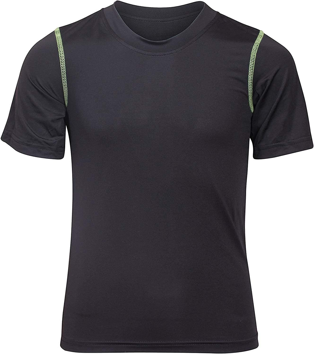 Boys Youth Dry Fit T-Shirt - 4 Pack Active Athletic Performance Short Sleeve Shirts for Teens (Sizes: 4-18)
