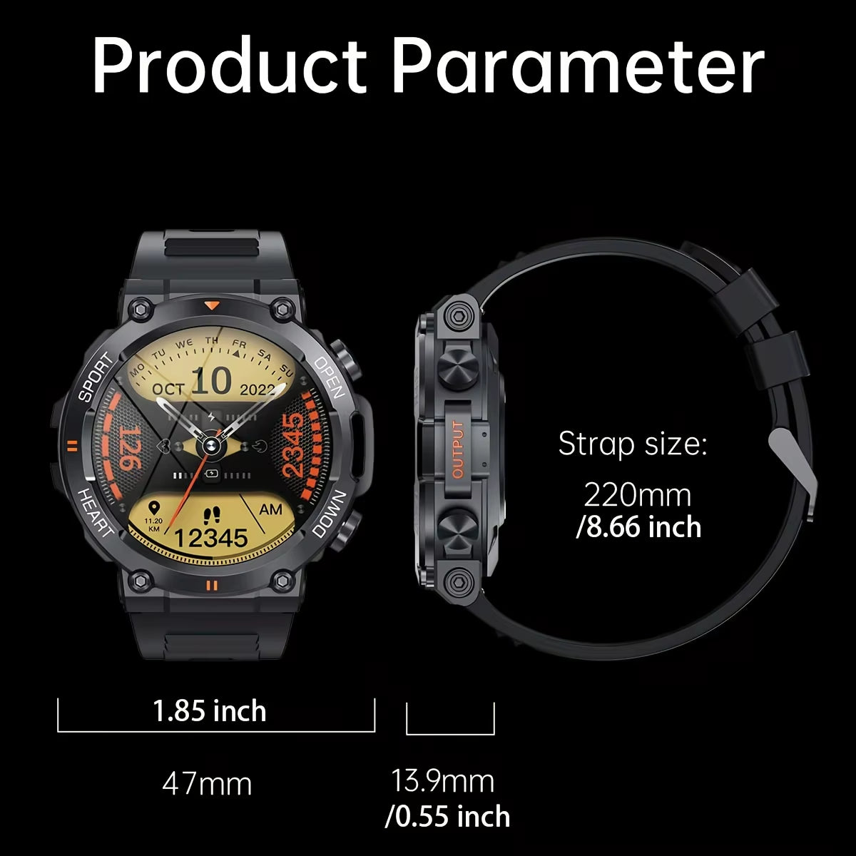 K56Pro Smart Watch for Men 